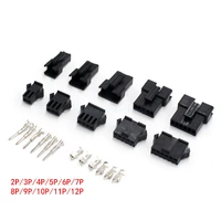 20sets jst 2 54mm sm 23456 pins multipole connector plug with ternimal male and female