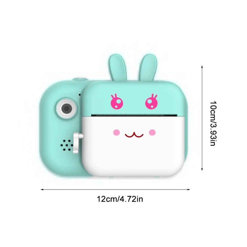 

67JA AI Dual Lens Smart Students Camera Printer 1080P 2400W Thermal Copy Direct Printing Machine Phone TF Print Artifacts