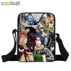 Женская сумка-мессенджер с аниме Фея хвост, маленькая сумочка на плечо для девушек, сумки-тоуты через плечо, Книжная сумка