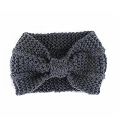 A-dark grey Женские зимние шапки, шерстяная одноцветная кепка для защиты ушей, модная зимняя вязаная шапка, женские шапочки, аксессуары для волос - Цвет: A-dark grey