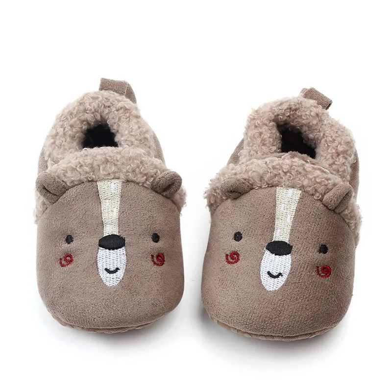 2250-05 Игрушка в виде животного для детской кроватки для маленьких мальчиков и девочек малыш новорожденный младенец мультфильм мягкая подошва Нескользящая Милая теплая обувь для малышей с изображением животных - Цвет: 2250-05