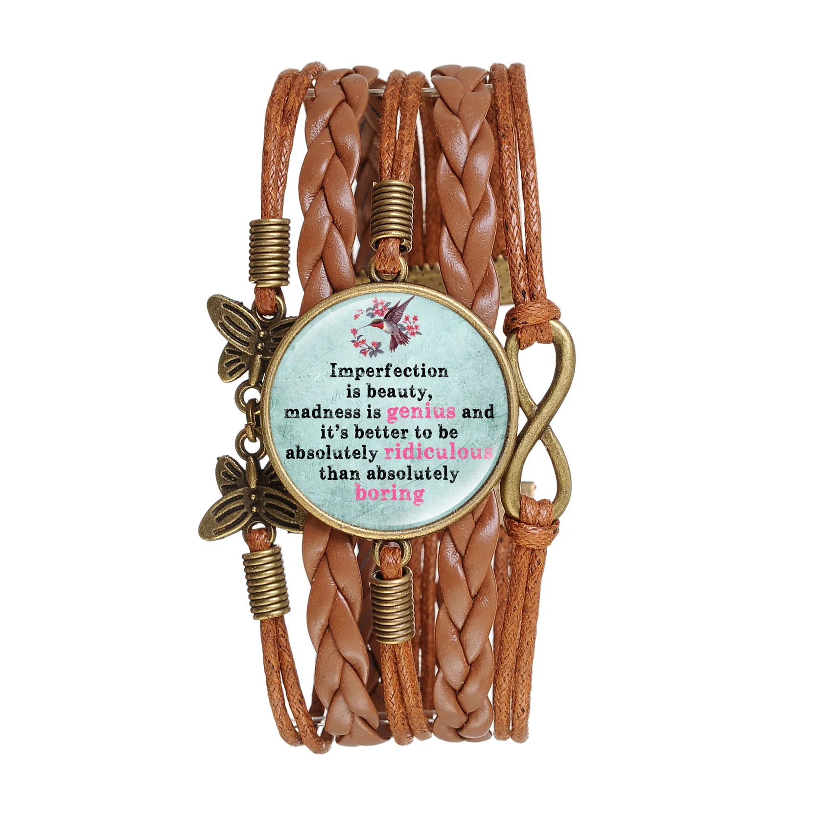 Новое поступление модный Многослойный кожаный браслет в стиле ретро ручная