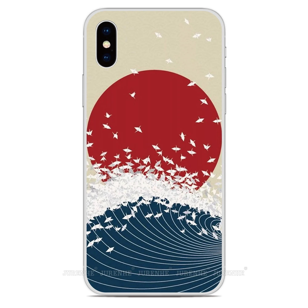 Мягкий силиконовый чехол из ТПУ с принтом, чехол для телефона Kanagawa, чехол для BQ Aquaris C X X2 Pro U U2 Lite VS V vsmart JOY 1 Plus