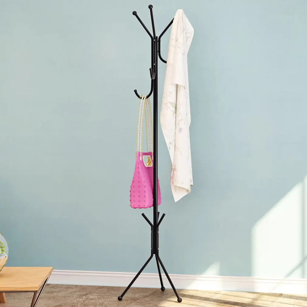 Бытовая вешалка для одежды спальни экономичная напольная простая сборка