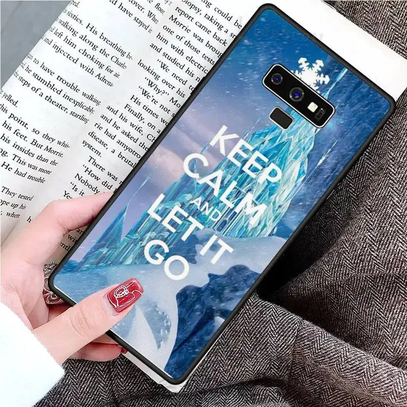 

Keep calm interesting inspirational word Phone Case For Samsung Galaxy S8 S9 S10 Plus S10E Note 3 4 5 6 7 8 9 10 Pro Lite cover