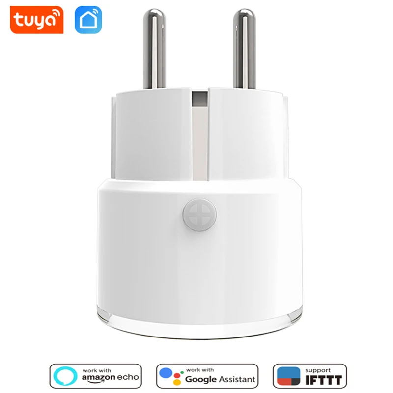 Timethinker Tuya Socket FR Smart Wifi беспроводной 10А разъем питания Tuyasmart APP сенсор светильник совместимый с Alexa Google Home