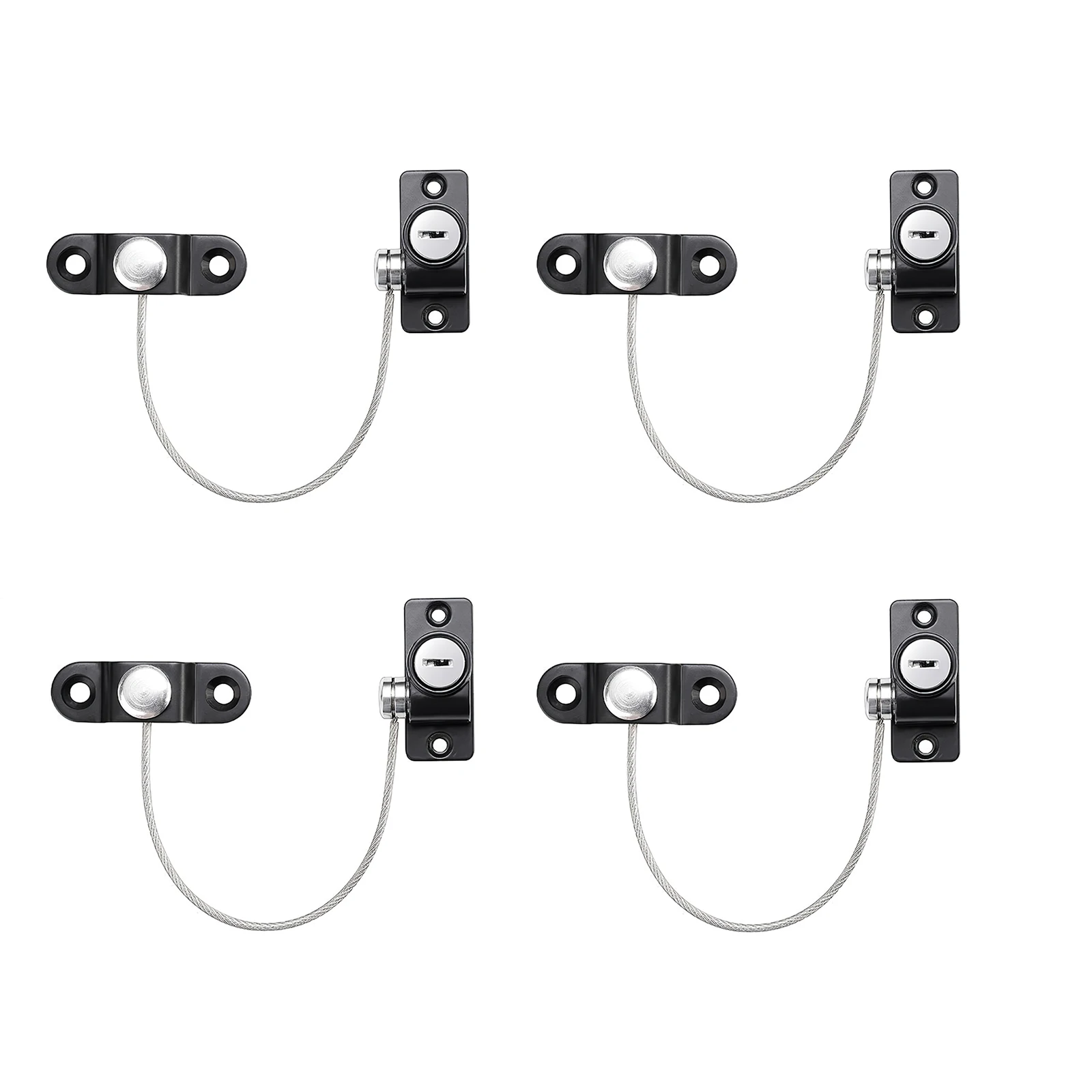 4 комплекта в партии из цинкового сплава для оконных замков с 8 keys коррозионно