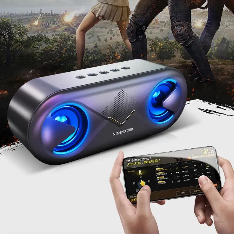 Hobbylan 6D стерео звук портативный Bluetooth 5,0 динамик 10 Вт беспроводной громкий динамик открытый динамик Поддержка TF карты/AUX d25
