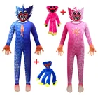 Новинка 2022, косплей, Мак, время игры, Huggy Wuggy костюм для детей, ужасный костюм животного, костюм на Хэллоуин, карнавал, вечеринку, боди, маска