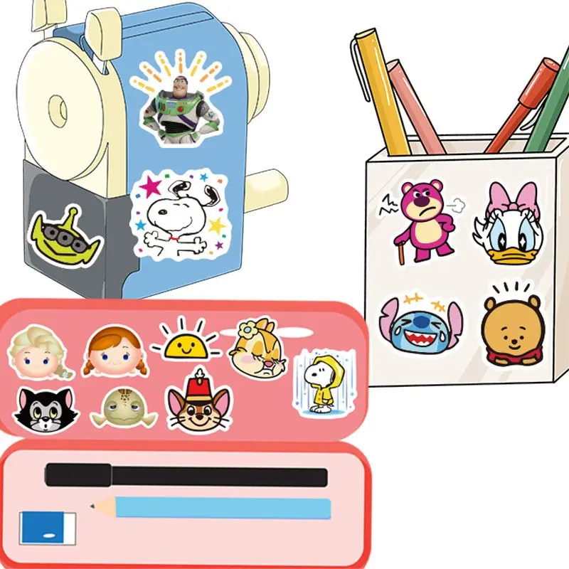 

40PCS DISNEY Cartoon Anime Handbook Stickers Stationery Water Cup Skateboard Computer Notebook Mobile Phone Kids DIY Sticker