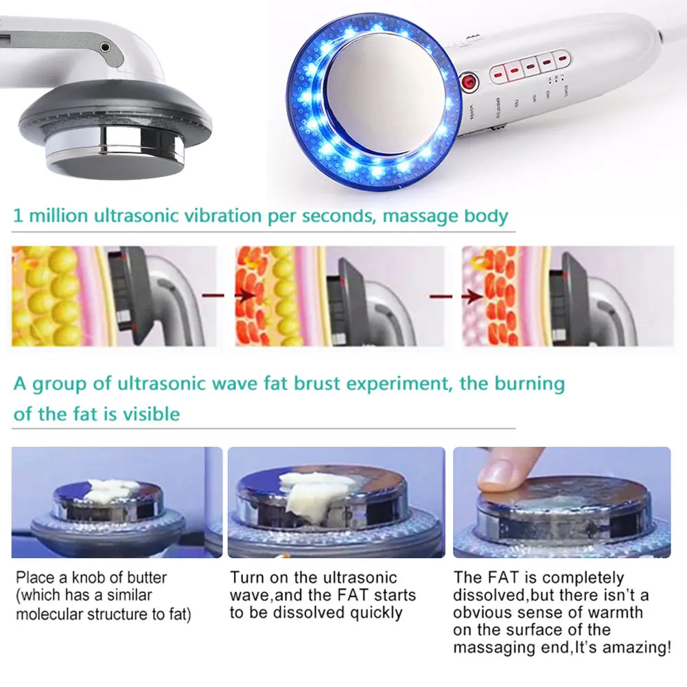 Goedkoop Lichaam Vermagering Massager Ultrasone Cavitatie Machine Ems Infrarood Vetverbrander Apparaat Gewichtsverlies Anti Cellulitis Gezicht Lifting Tool