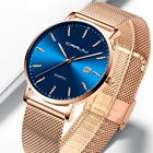 Часы CRRJU женские наручные водонепроницаемые, брендовые Роскошные с браслетом из нержавеющей стали, классические, золотистые, 2020