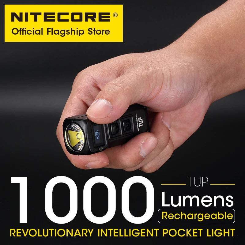 NITECORE TUP EDC брелок Светильник USB перезаряжаемая Вспышка светодиодная мини походная