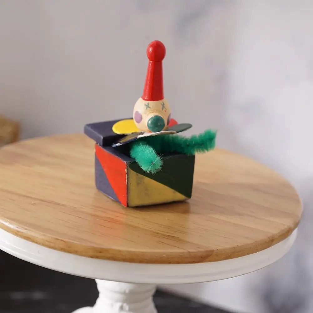 

Игрушка-Клоун Украшения 1:12 Кукольный дом мини имитационная модель интересные украшения для детских игрушек для спальни, для домашнего испо...