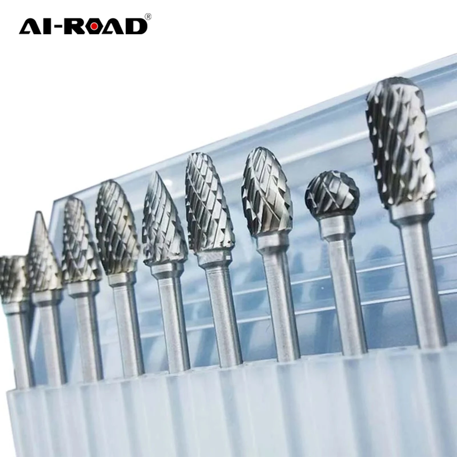 10 шт. 1/8 дюйма хвостовик из вольфрамовой стали Шлифовальная головка фреза