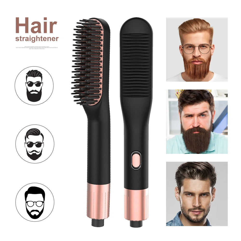 Новая керамическая щетка для выпрямления волос с плоским утюгом цифровая