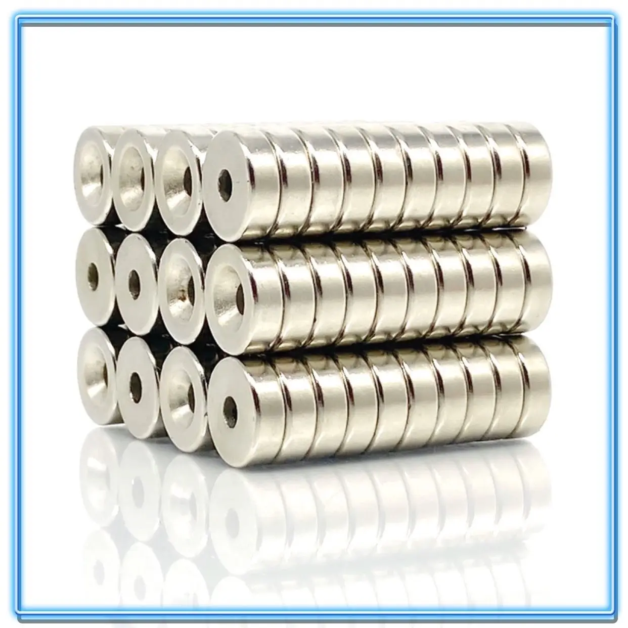 UK 1/10/20Pcs Super Strong Neodymium Magnets Rare Earth NdFeB N35 Ring Magnet 
