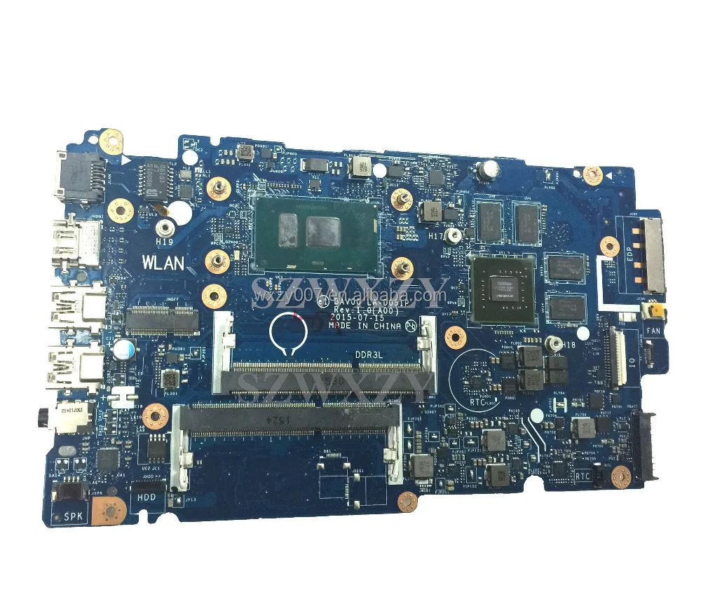 

CN-0X9C75 X9C75 For DELL 5557 5457 Laptop Motherboard With SR2EY i5-6200U CPU BAV00 LA-D051P DDR3L