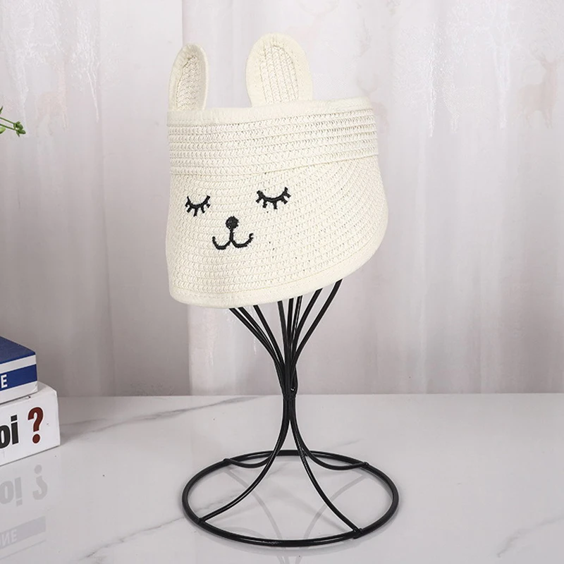 

Baby Hat Summer Straw Folding Visor Baby Cap Cute Adjustable Kids Sun Hat