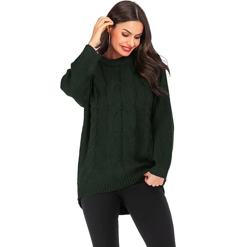 Осенне-зимний женский свитер 2019 Европейская и американская мода свободные