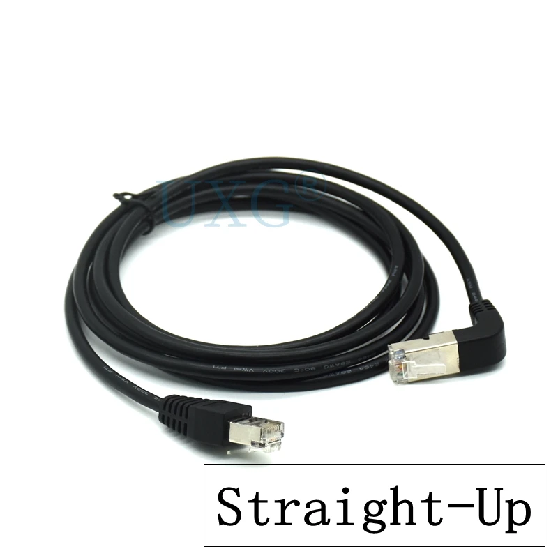 Двойной Угловой вверх под углом 90 градусов cat5e 8P8C FTP STP UTP Cat 5e Ethernet сетевой короткий