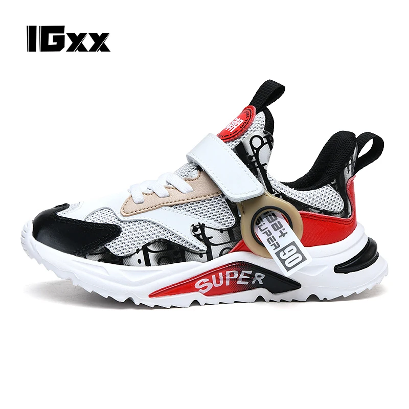 

IGxx kids basketball shoes china fashion Sneaker four seasons cool Sneakers For Children running sneakers size：28-39