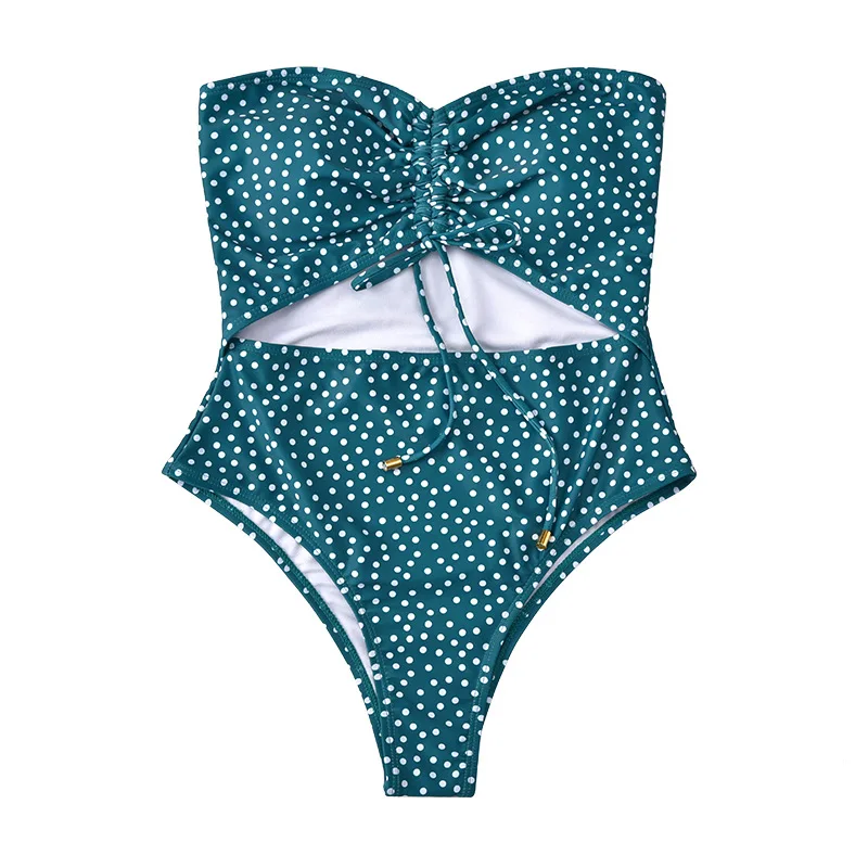 Купальник в горошек 2020 женский купальник бикини с высокой посадкой Женский