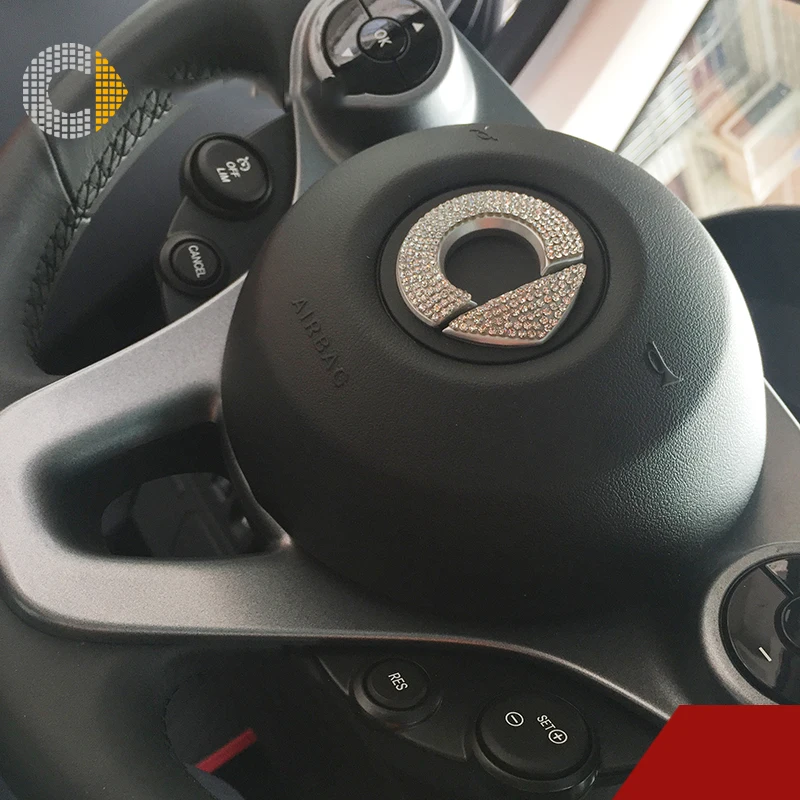Автомобильные декоративные наклейки на руль для Smart Fortwo Forfour 453 451 450 Crossblade City купе