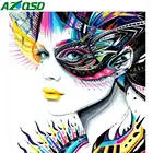 AZQSD Алмазная картина Женская полностью квадратная дрель Настенная Наклейка Алмазная вышивка распродажа Diy портретное украшение для дома