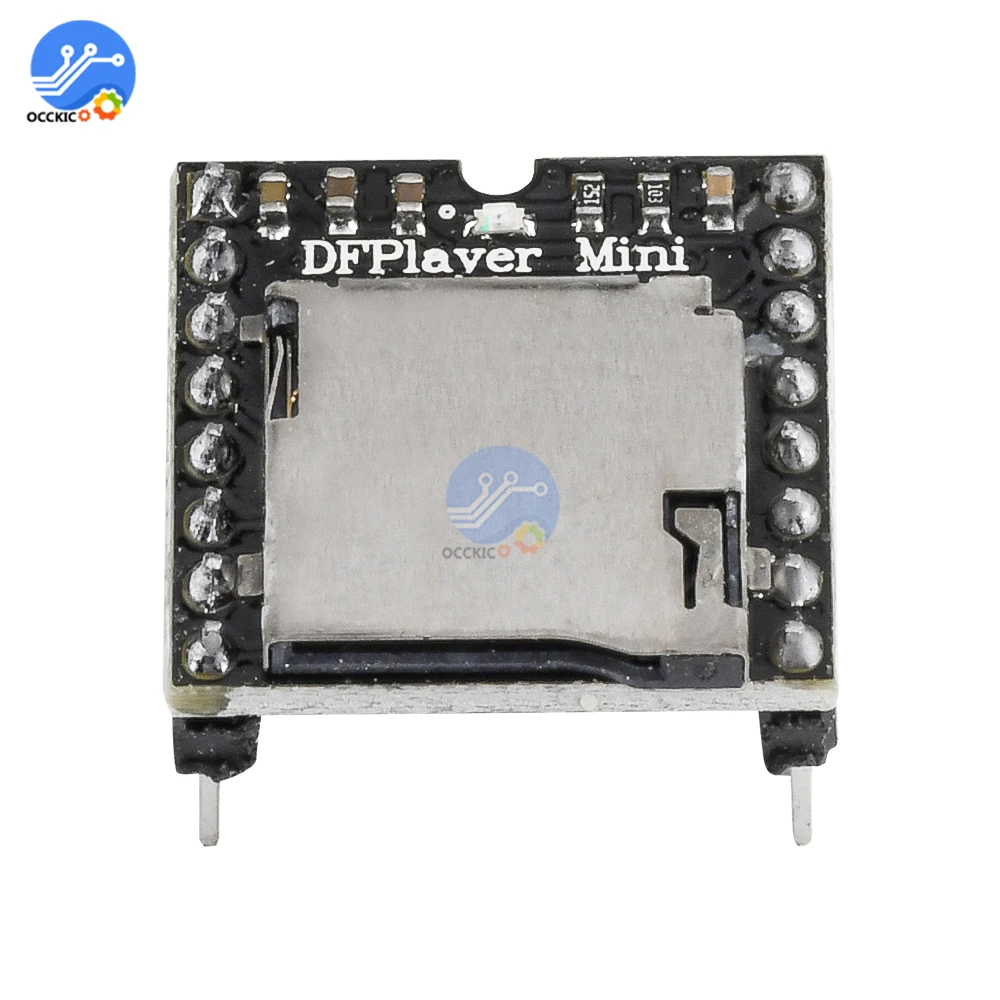 Мини модуль mp3 проигрывателя DF декодирующая плата для Arduino порт Sup TF карта U диск