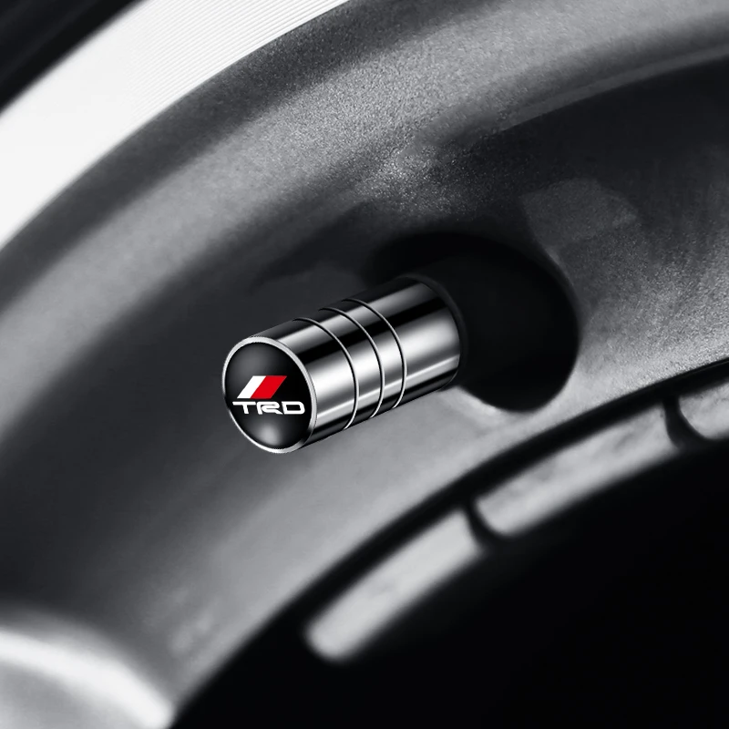 4 шт. колпачки для воздушных клапанов автомобильных колес Toyota TRD Avensis Auris Hilux Corolla