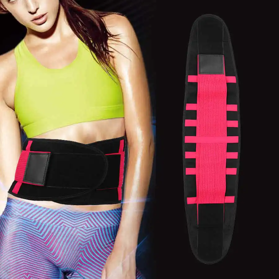 

Fitness Sports Exercise Waist Support Pressure Protector Belly Shaper Thin Adjustable Belt Slimming Training Waistband For Women