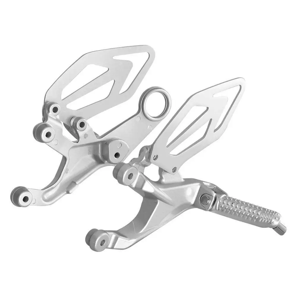 Мотоциклетная пара L &amp R передний всадник порошковый подножек Для Ног Кронштейн