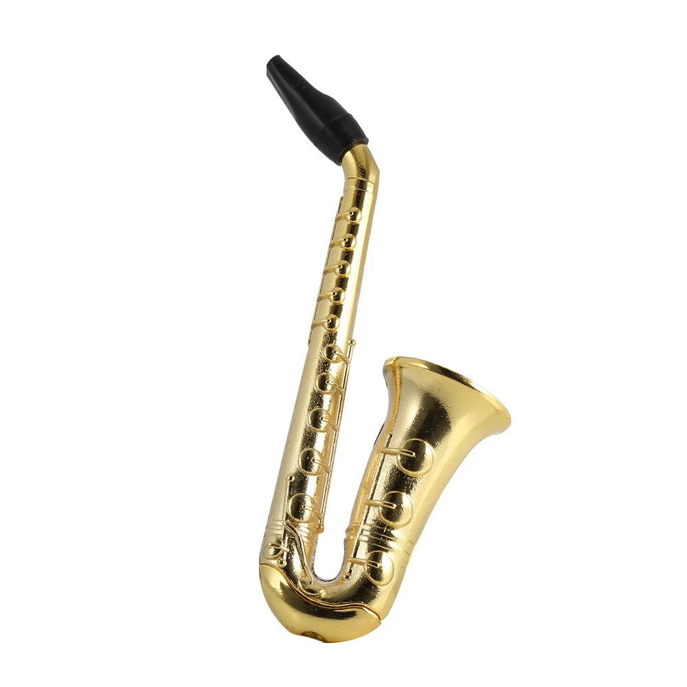 Мини саксофон держатель для курительных труб металлическая трубка табака с