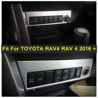 lapetus abs auto styling smoking cigarette lighter switch button knob cover trim 1 pcs fit for toyota rav4 rav 4 2016 2017 2018