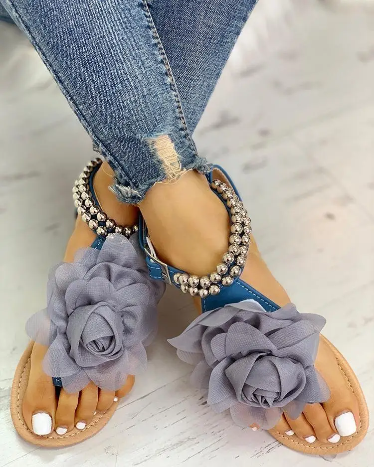 

Plus Big large size 43 leisure beach vacation comfortable flat Summer women Shoes Sandals woman flip flops shoes woman 2019
