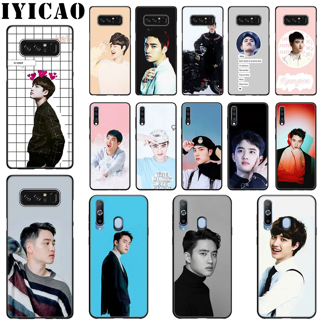 EXO D.O. Мягкий силиконовый чехол для Samsung Galaxy Note 10 Plus A50s A40s A30s A20s A10s|Бамперы| |