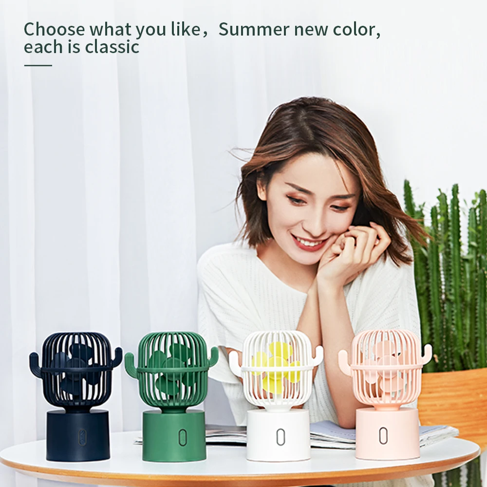 

USB Portable For Mini Fans Handheld Rechargeable Mute Sports Desktop Table With Strong Wind Quiet Operation for Office Bedroom