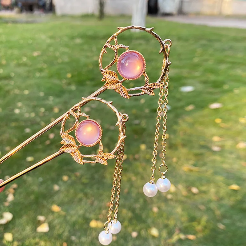 

Женская винтажная шпилька для волос с длинной кисточкой