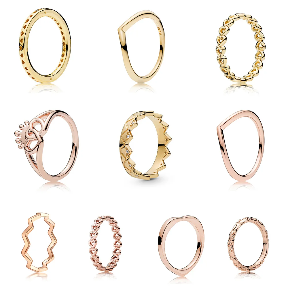 Кольцо из серебра 925 пробы с подвеской в виде короны принцессы - купить по