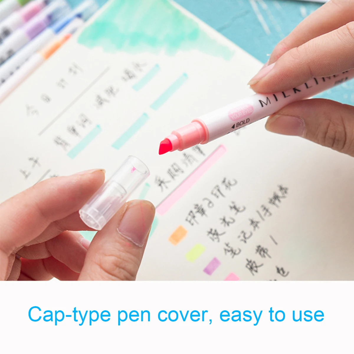 1 шт. двухсторонняя ручка маркер карамельного цвета|Мелки| |