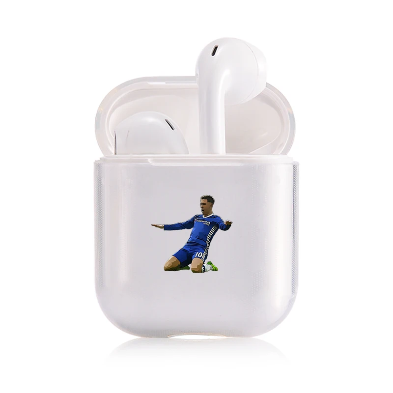 I200239 Знаменитый бренд баскетбольных Athlete наушники чехол для Apple airpods чехол игрок NBA Bluetooth Pop Air стручки чехол прозрачный жесткий чехол из пластика с изображением крышка - Цвет: I200239