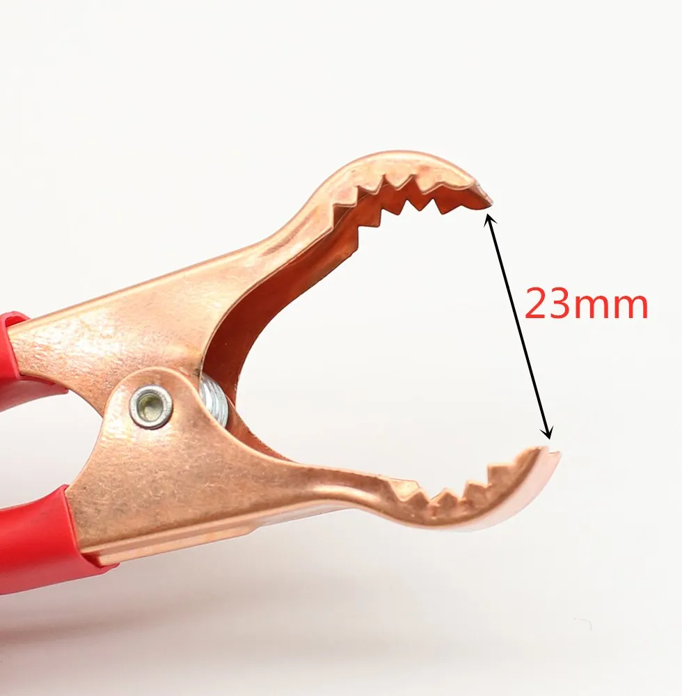 10 шт./лот изолированные зажимы типа крокодил пластиковая ручка кабельная