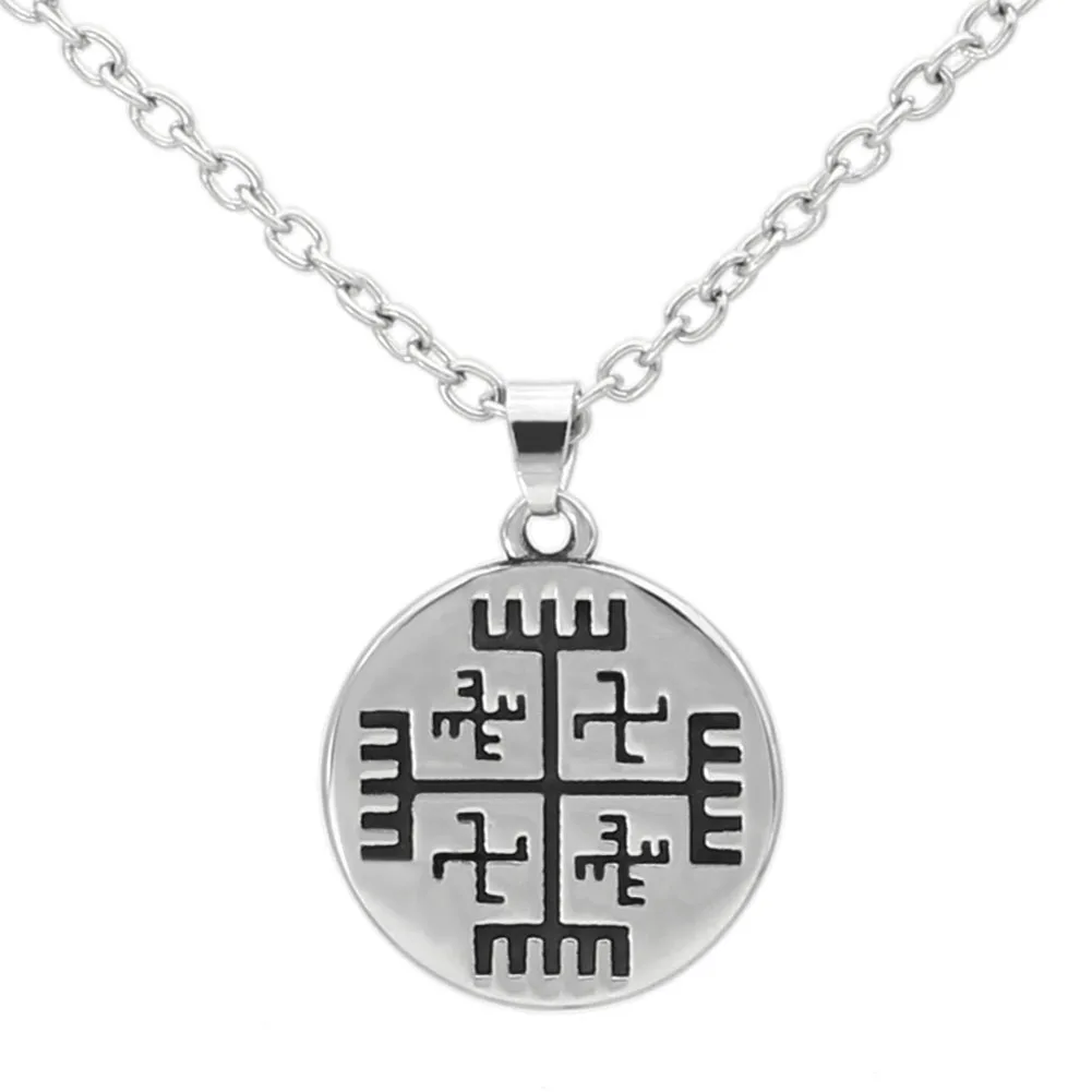 Ожерелье из нержавеющей стали с символом руки Бога славянские этнические