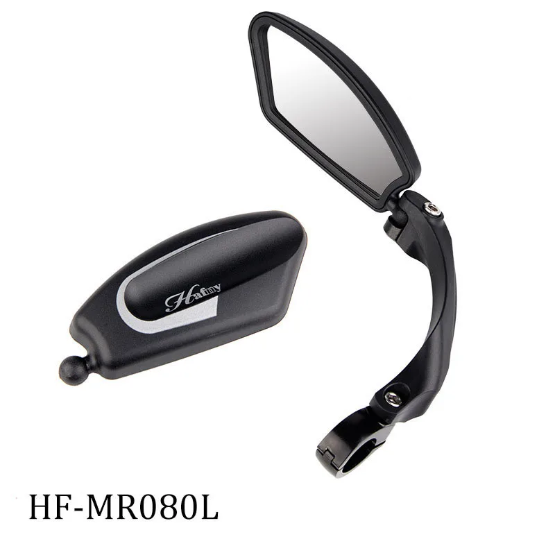 HF-MR080L Новинка, 1 шт., Велосипедное Зеркало, универсальное, из нержавеющей стали, объектив, руль, MTB, Велосипедное Зеркало, зеркало безопасности, заднего вида, Аксессуары для велосипеда - Цвет: HF-MR080L