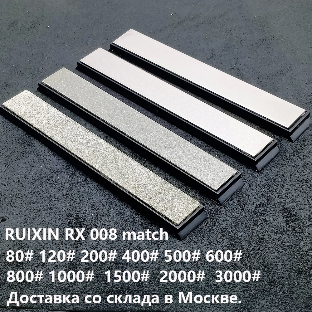 

4pcs 80-3000# Diamond whetstone bar match Ruixin pro RX008 Edge Pro knife sharpener High quality