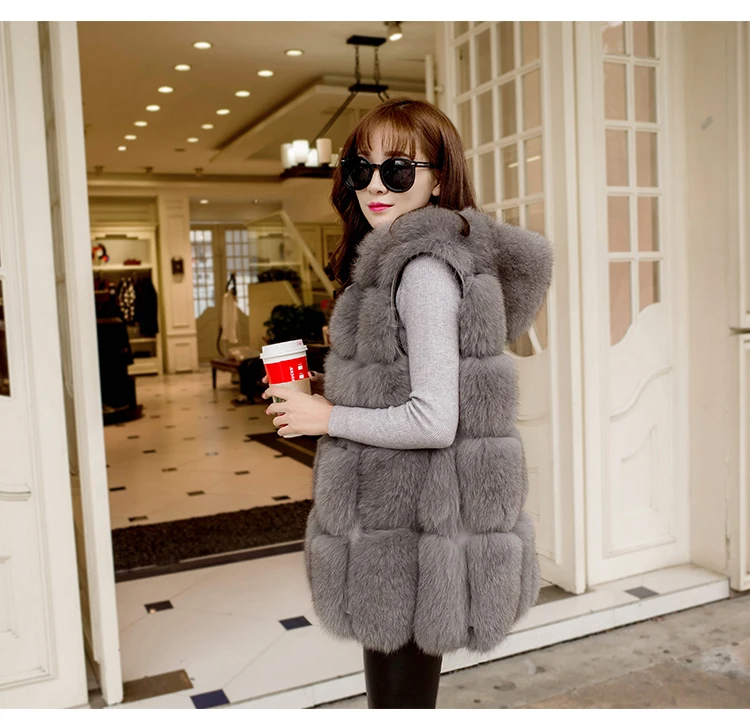 2020 Брендовое Женское пальто из искусственного меха с капюшоном 8 цветов Женская