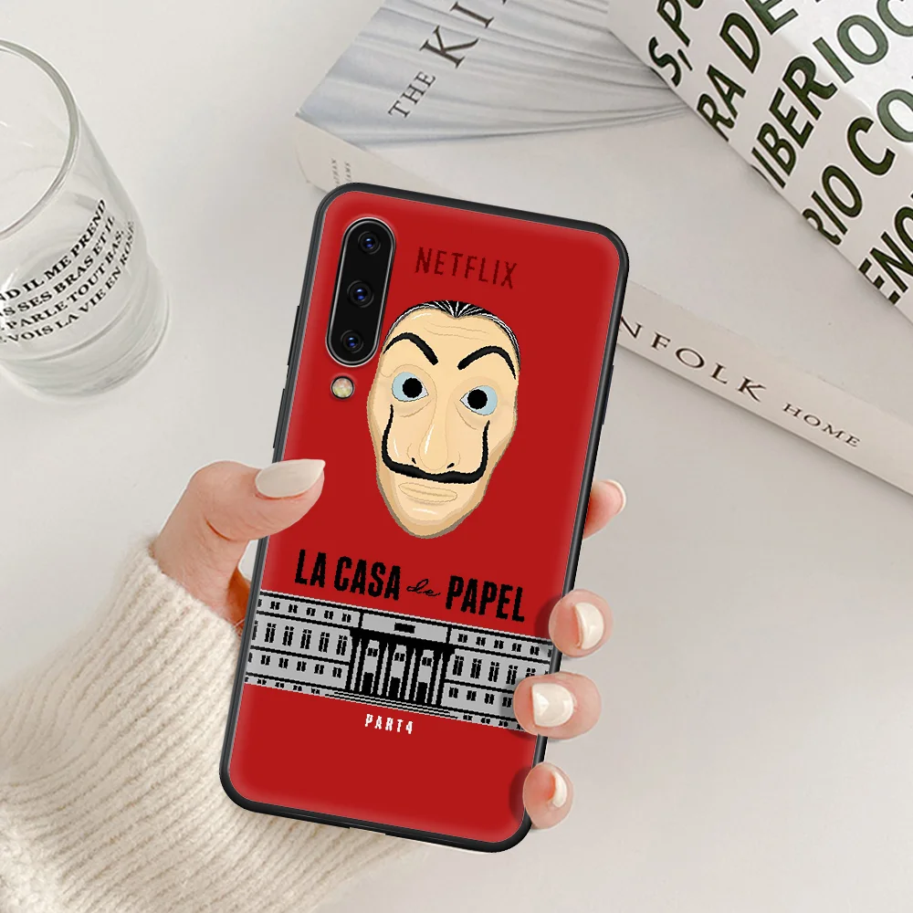 

TV Series Money Heist House of Paper Phone Case For Samsung Galaxy A 5 7 8 10 20 20E 21S 30 30S 40 50 51 70 71 black Cover