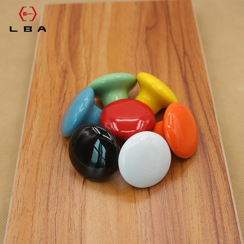 Детские пасторальные европейские дверные ручки LBA для ящика шкафа керамические в