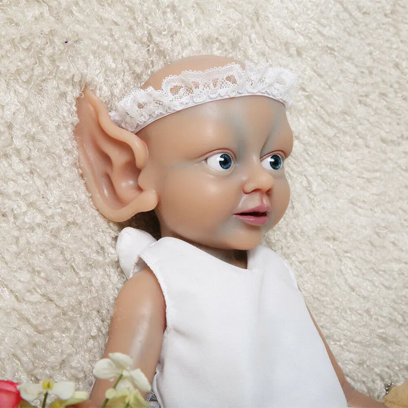

18inch Avatar Silicone Doll Vivid Fairy Baby Big Blue Eyes Girl Toys Reborn Baby Doll Baby Dolls Lifestyle In-Stock Items Girls